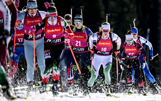 Биатлон. Чемпионат России 2025. Женщины. Масс-cтарт