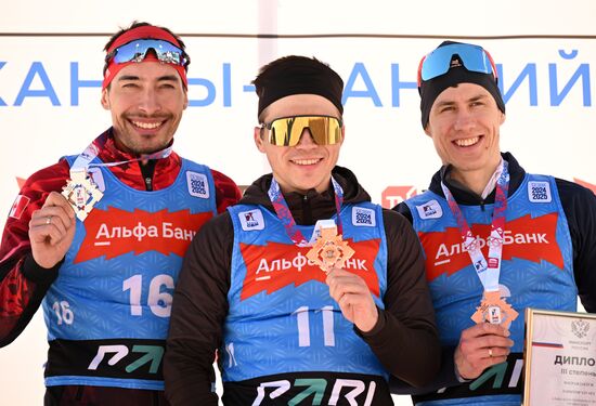 Биатлон. Чемпионат России 2025. Мужчины. Масс-cтарт