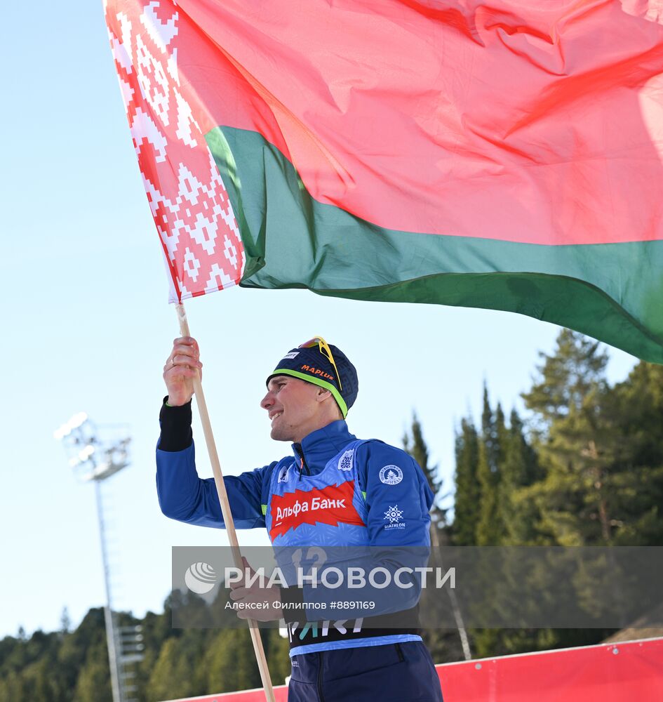 Биатлон. Чемпионат России 2025. Мужчины. Масс-cтарт