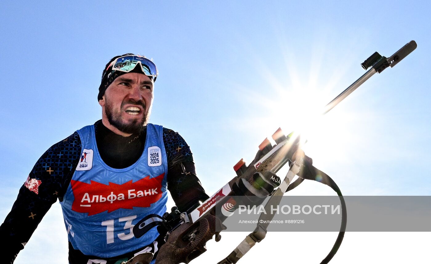 Биатлон. Чемпионат России 2025. Мужчины. Масс-cтарт