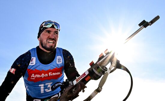 Биатлон. Чемпионат России 2025. Мужчины. Масс-cтарт