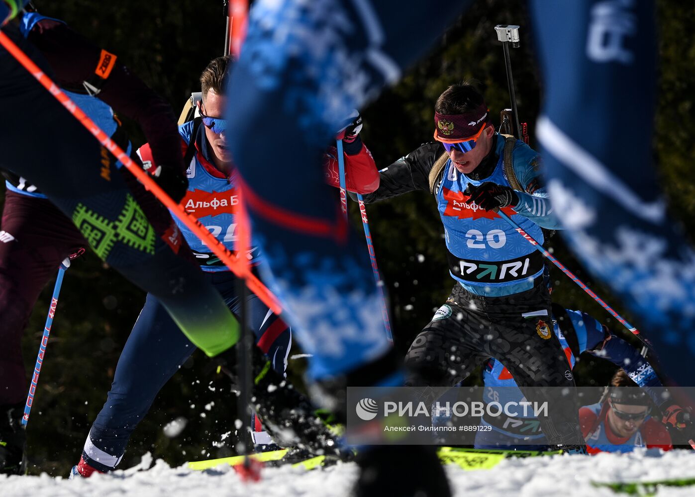 Биатлон. Чемпионат России 2025. Мужчины. Масс-cтарт