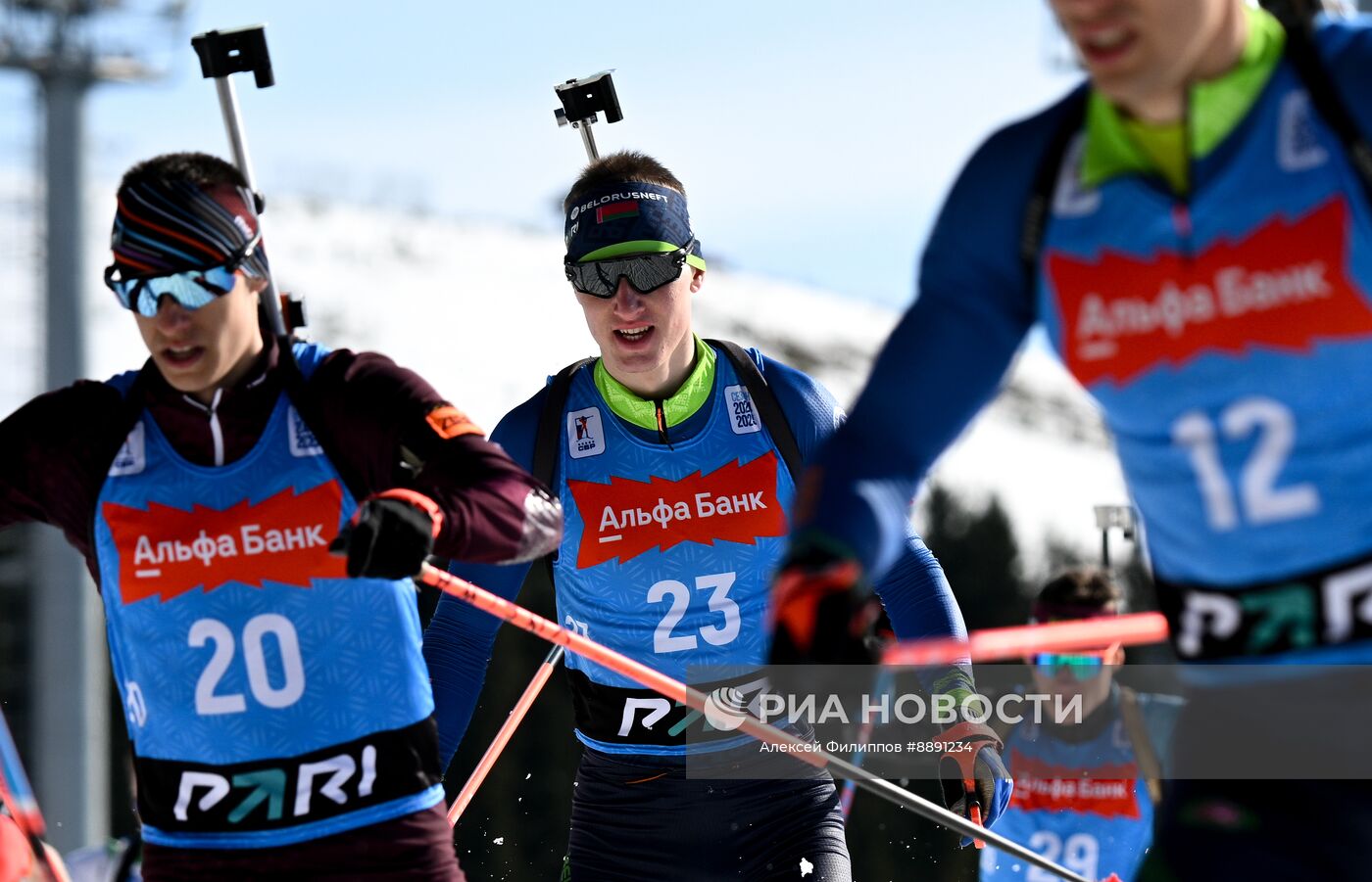 Биатлон. Чемпионат России 2025. Мужчины. Масс-cтарт