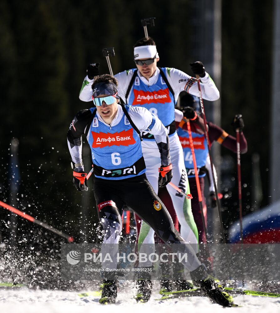 Биатлон. Чемпионат России 2025. Мужчины. Масс-cтарт