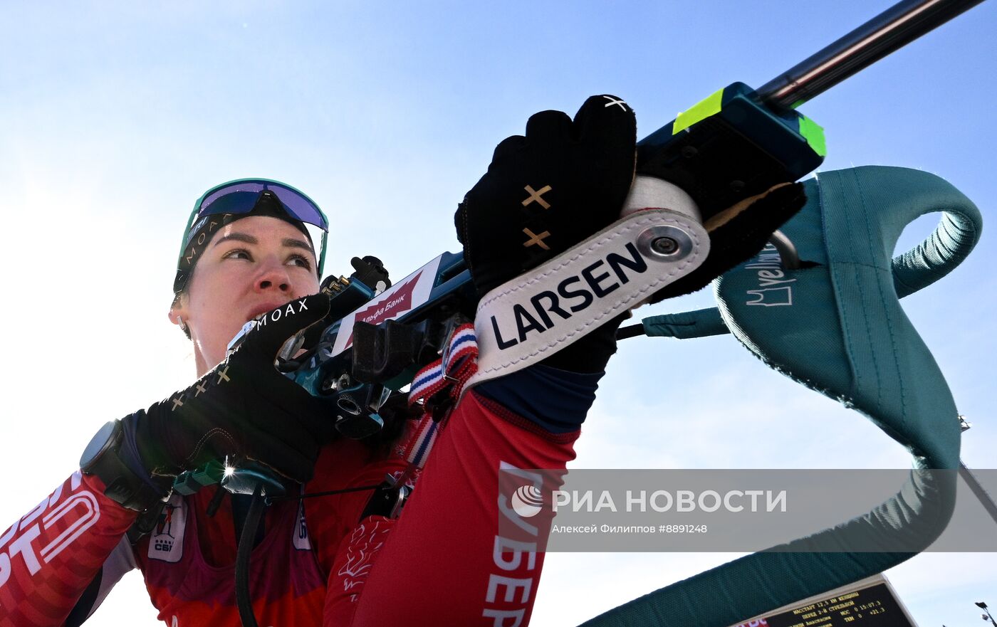 Биатлон. Чемпионат России 2025. Женщины. Масс-cтарт