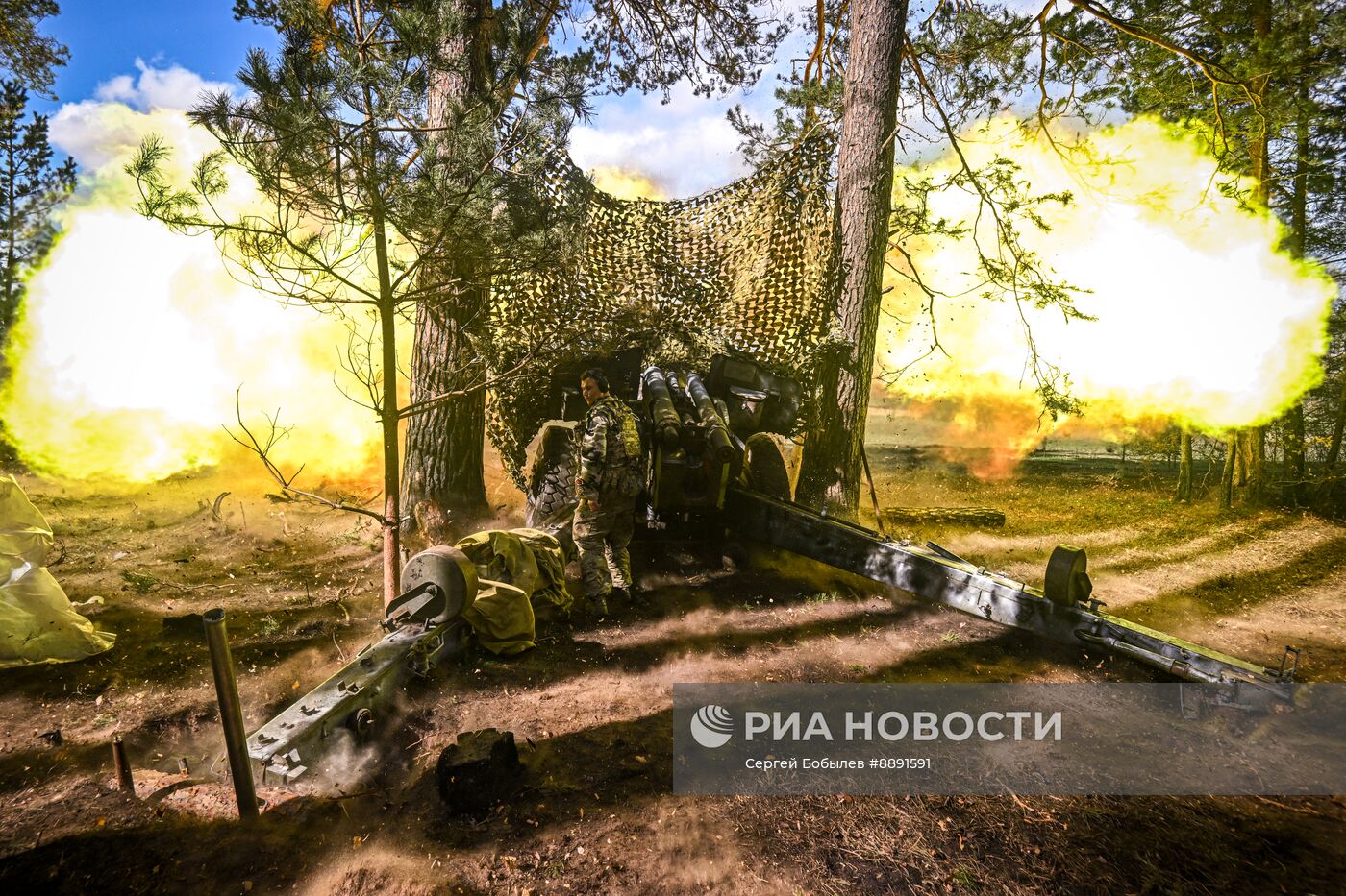 Боевая работа артиллеристов отдельного батальона "АрБат" в Курской области