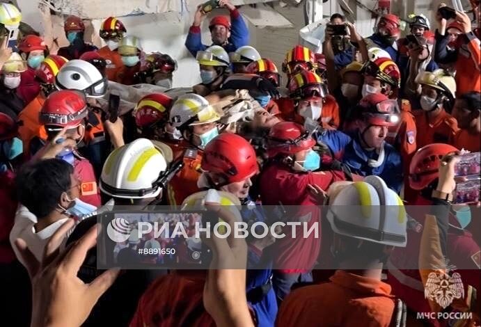 МЧС России ликвидирует последствия землетрясения в Мьянме