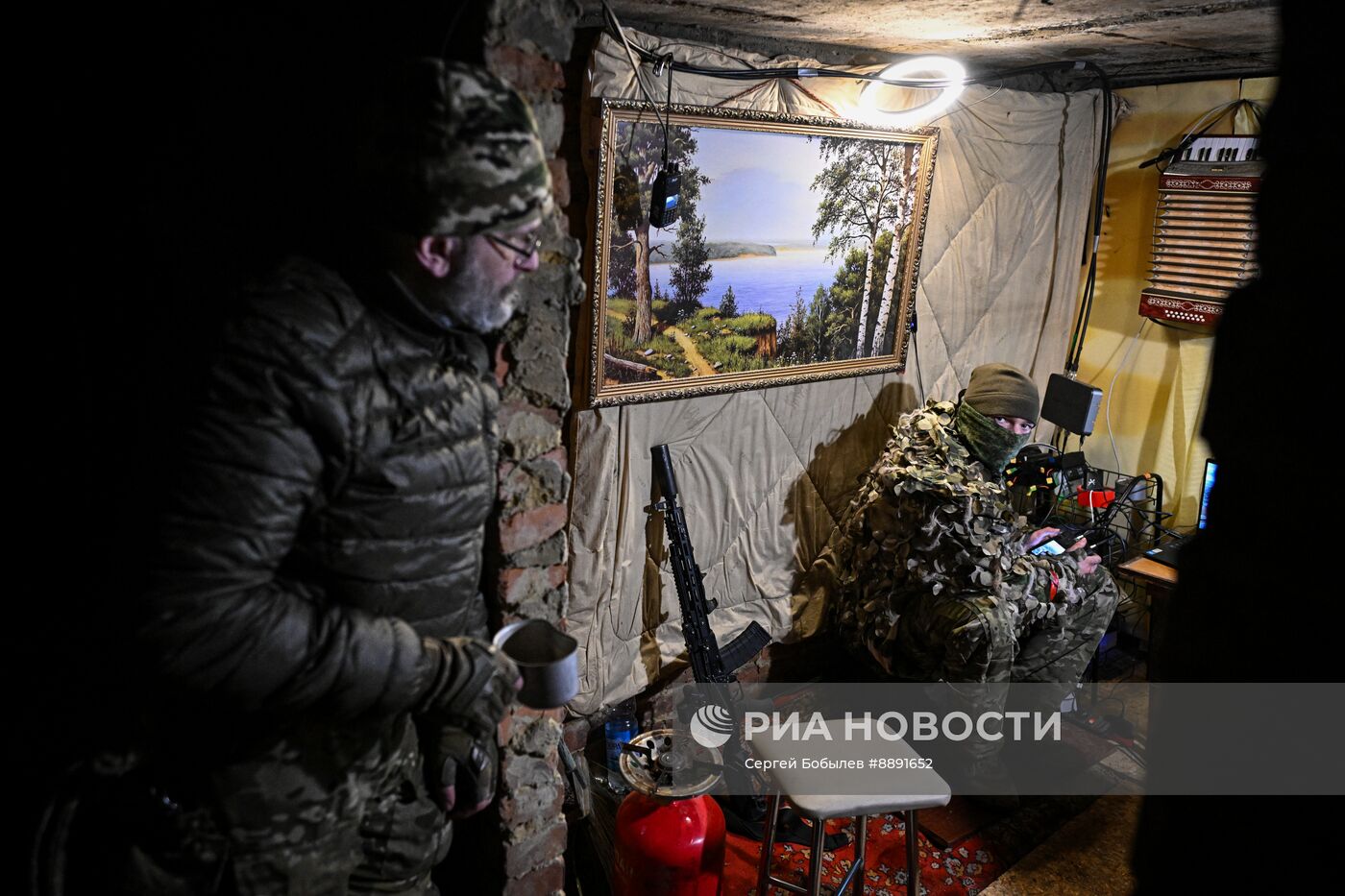 Военнослужащие отряда "Т" Добровольческого корпуса в Курской области