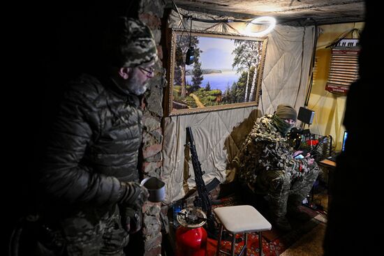 Военнослужащие отряда "Т" Добровольческого корпуса в Курской области