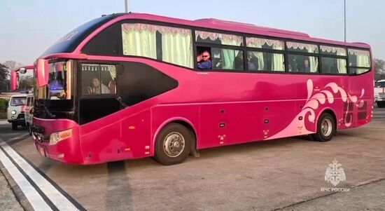 МЧС России ликвидирует последствия землетрясения в Мьянме