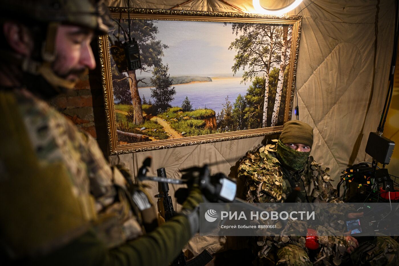 Военнослужащие отряда "Т" Добровольческого корпуса в Курской области