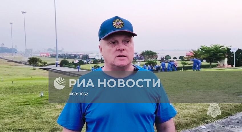 МЧС России ликвидирует последствия землетрясения в Мьянме
