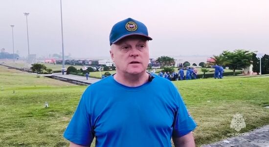 МЧС России ликвидирует последствия землетрясения в Мьянме