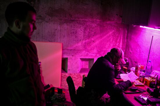 Военнослужащие отряда "Т" Добровольческого корпуса в Курской области