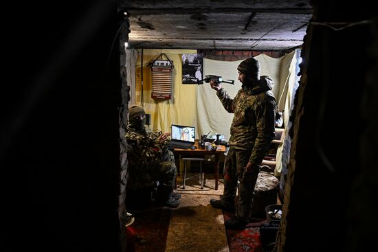 Военнослужащие отряда "Т" Добровольческого корпуса в Курской области