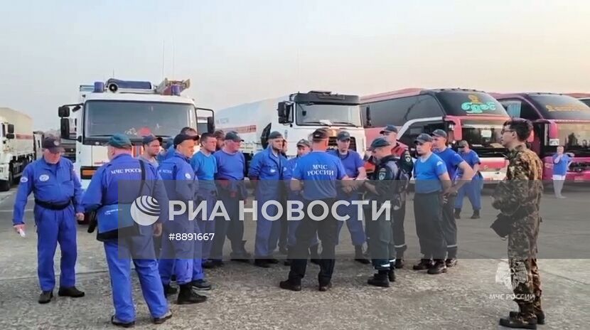 МЧС России ликвидирует последствия землетрясения в Мьянме