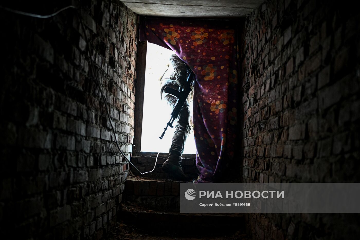 Военнослужащие отряда "Т" Добровольческого корпуса в Курской области