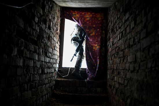 Военнослужащие отряда "Т" Добровольческого корпуса в Курской области