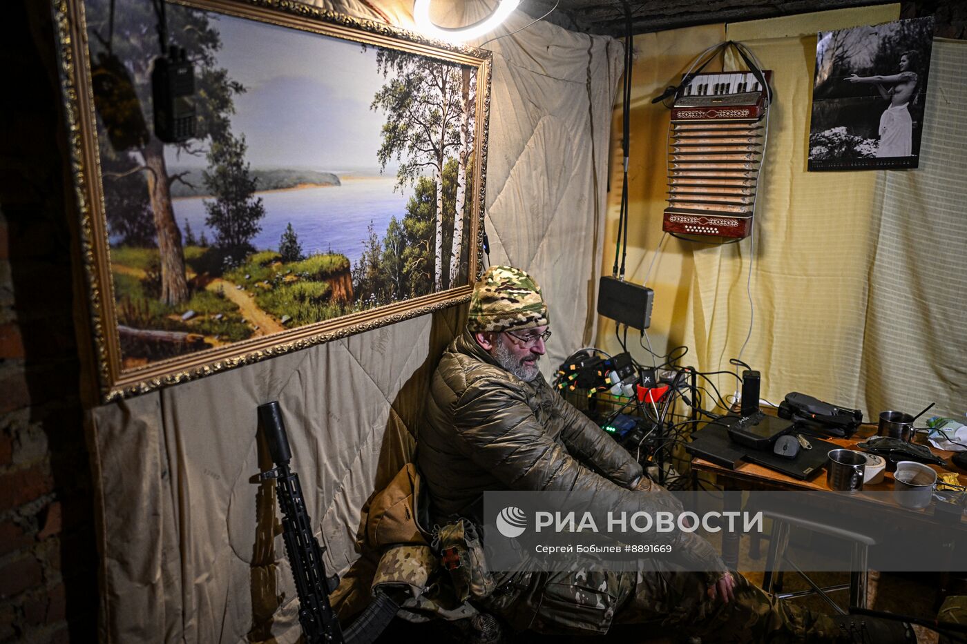 Военнослужащие отряда "Т" Добровольческого корпуса в Курской области