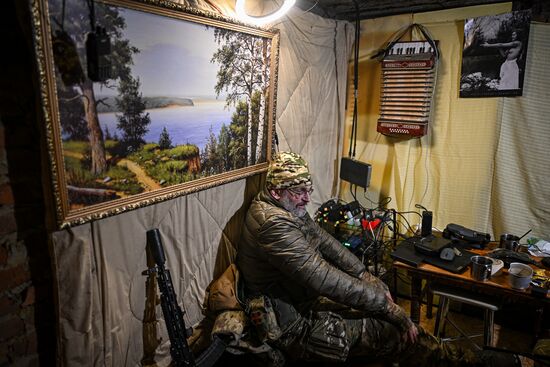 Военнослужащие отряда "Т" Добровольческого корпуса в Курской области