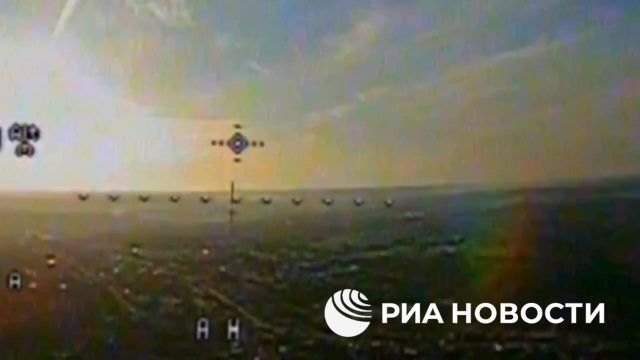 Атака российских дронов на вышку связи ВСУ в Купянске