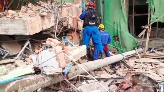 МЧС России ликвидируют последствия землетрясения в Мьянме