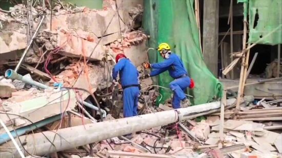 МЧС России ликвидируют последствия землетрясения в Мьянме