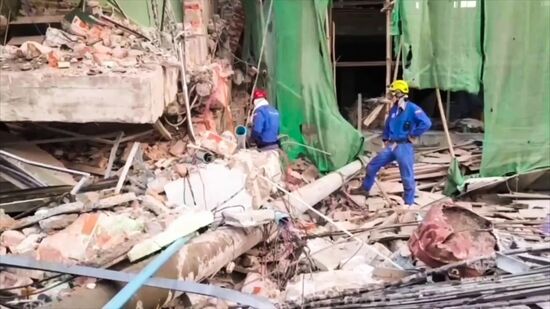 МЧС России ликвидируют последствия землетрясения в Мьянме