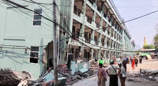 МЧС России ликвидирует последствия землетрясения в Мьянме