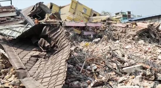 МЧС России ликвидирует последствия землетрясения в Мьянме