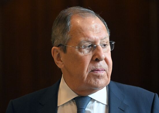 Встреча главы МИД РФ и КНР С. Лаврова и Ван И 