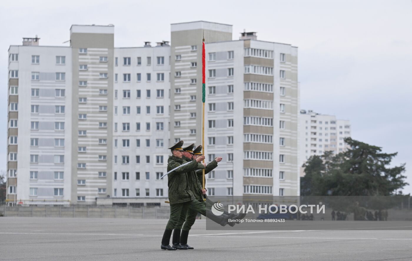 Репетиция парада ко Дню Победы в Минске