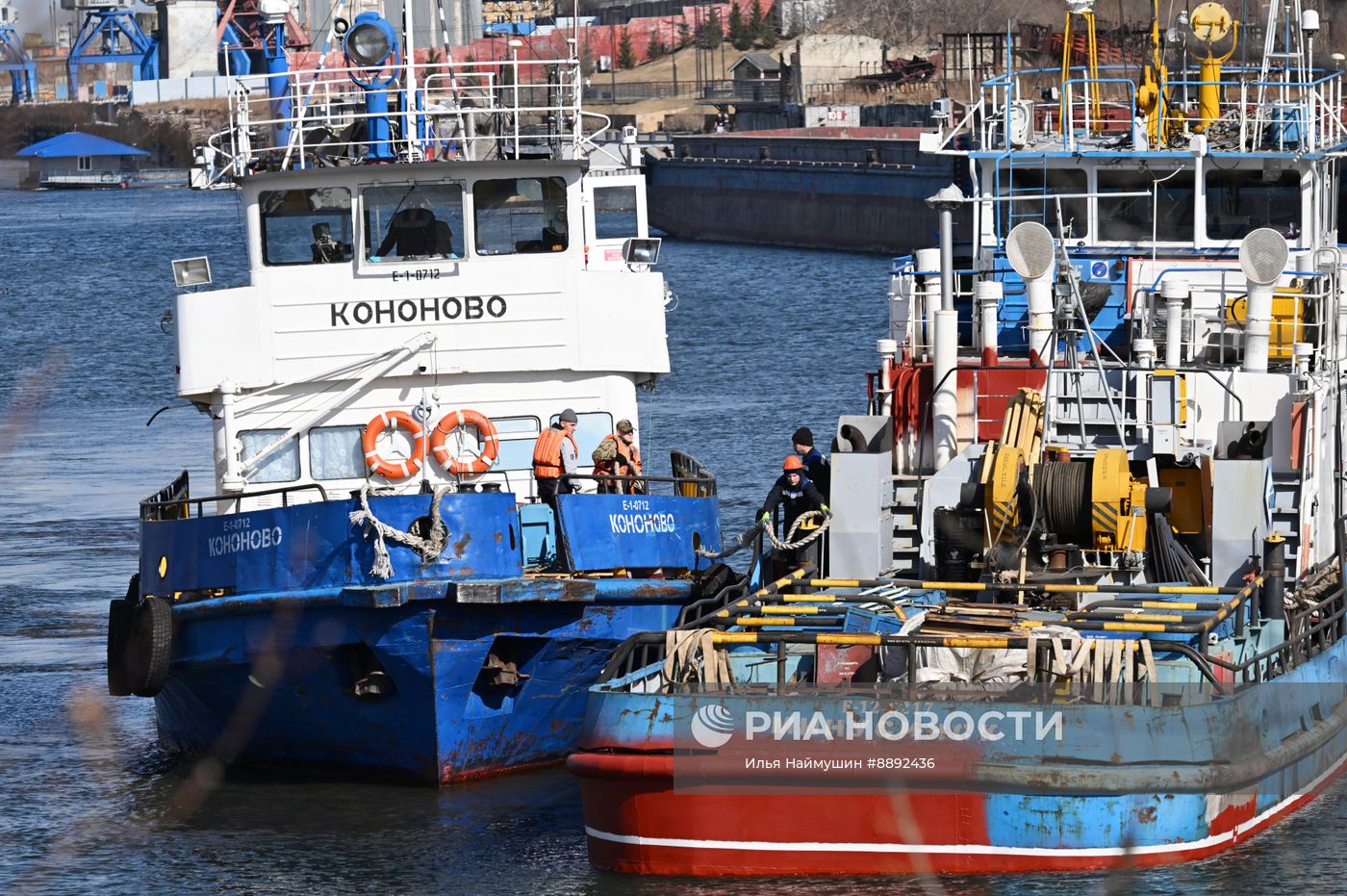 Подготовка к летней речной навигации в Красноярске