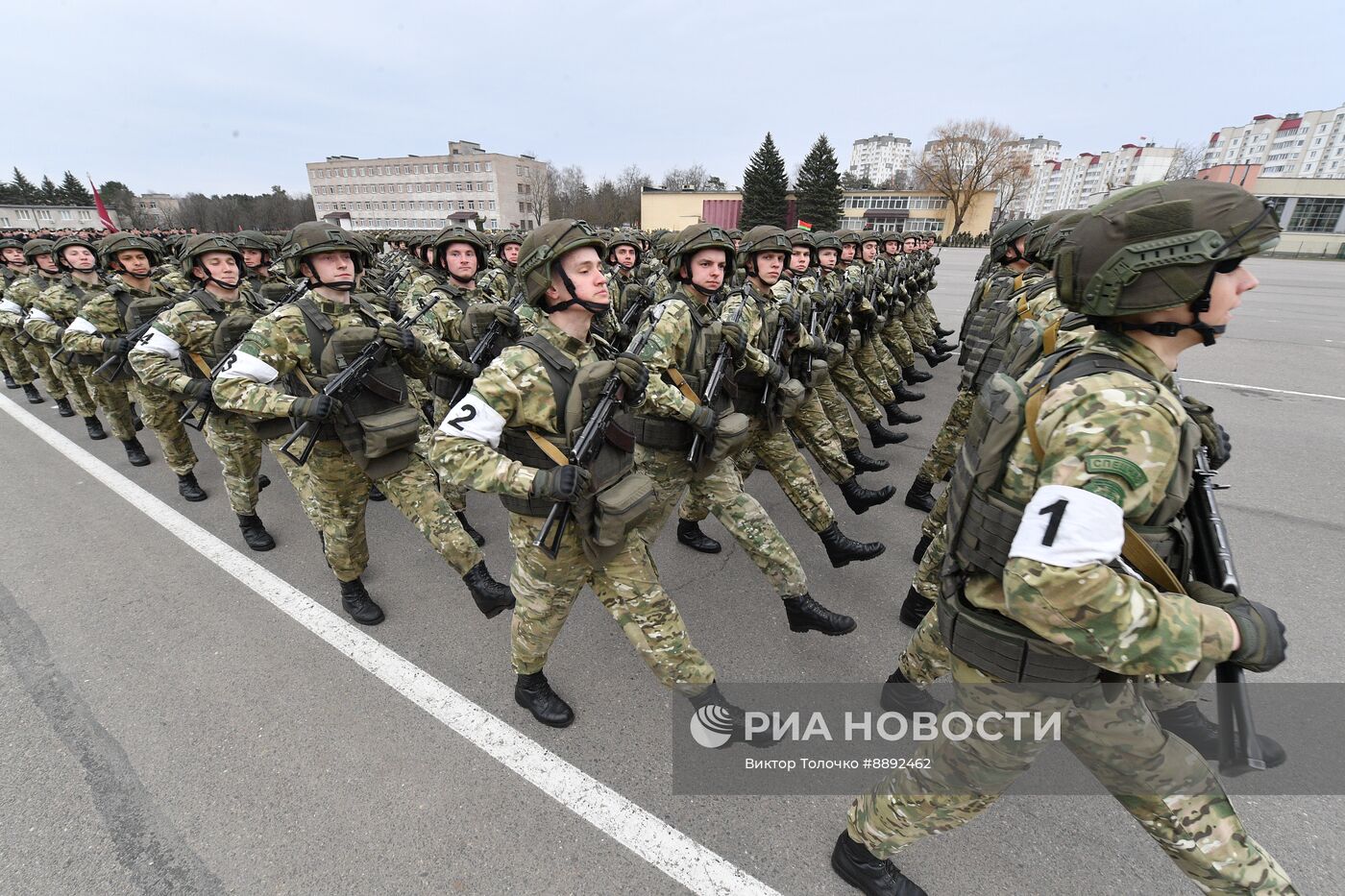 Репетиция парада ко Дню Победы в Минске