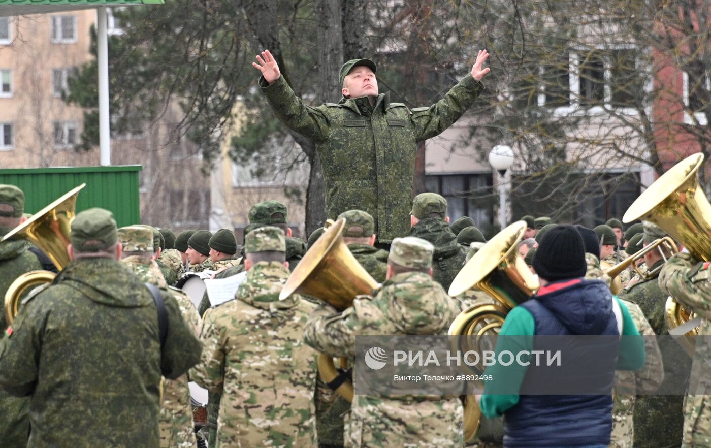 Репетиция парада ко Дню Победы в Минске