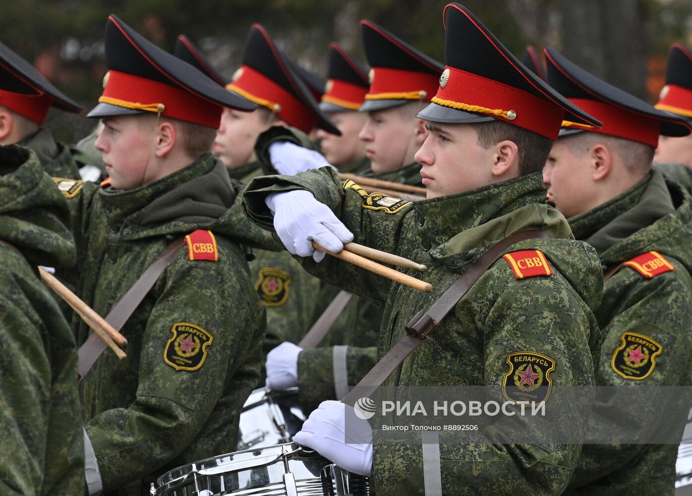 Репетиция парада ко Дню Победы в Минске