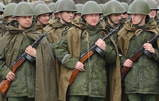 Репетиция парада ко Дню Победы в Минске