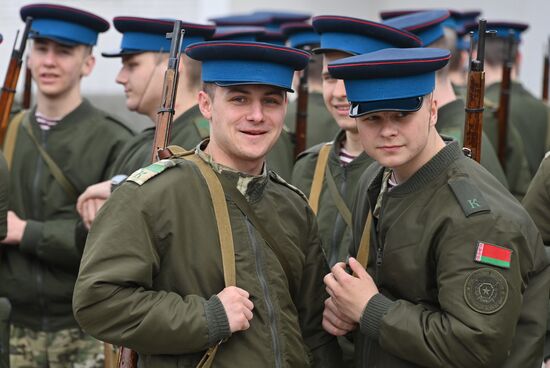 Репетиция парада ко Дню Победы в Минске