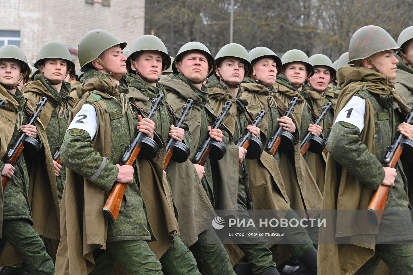 Репетиция парада ко Дню Победы в Минске