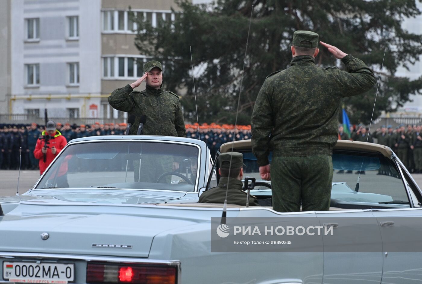 Репетиция парада ко Дню Победы в Минске