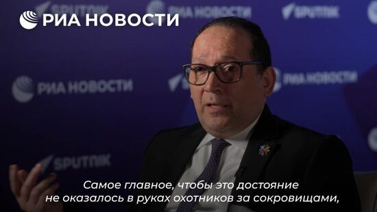 Возможность участия специалистов из России в исследовании галеона "Сан-Хосе" была бы замечательной