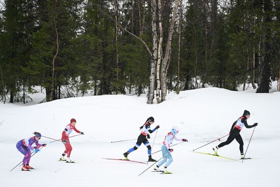 Лыжные гонки. Финал Кубка России. Женщины. Гонка преследования 