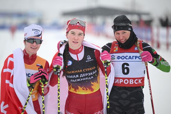 Лыжные гонки. Финал Кубка России. Женщины. Гонка преследования 