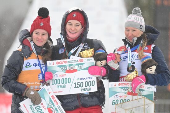 Лыжные гонки. Финал Кубка России. Женщины. Гонка преследования 