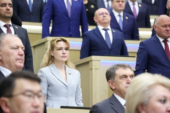 Заседание Совета Федерации РФ