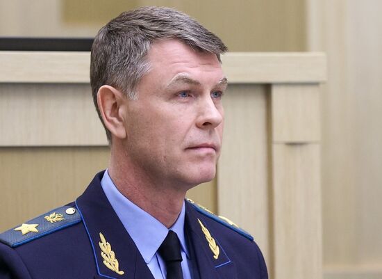 Заседание Совета Федерации РФ