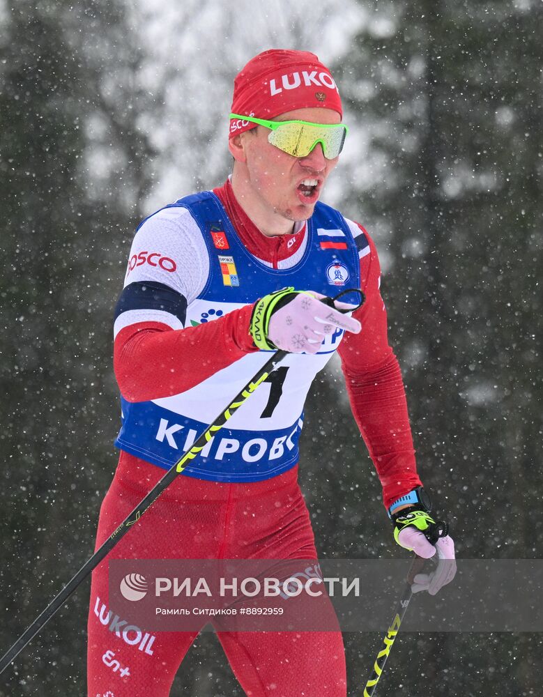 Лыжные гонки. Финал Кубка России. Мужчины. Гонка преследования