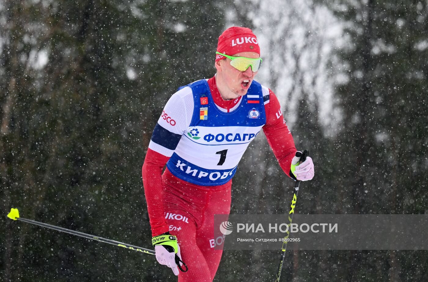 Лыжные гонки. Финал Кубка России. Мужчины. Гонка преследования