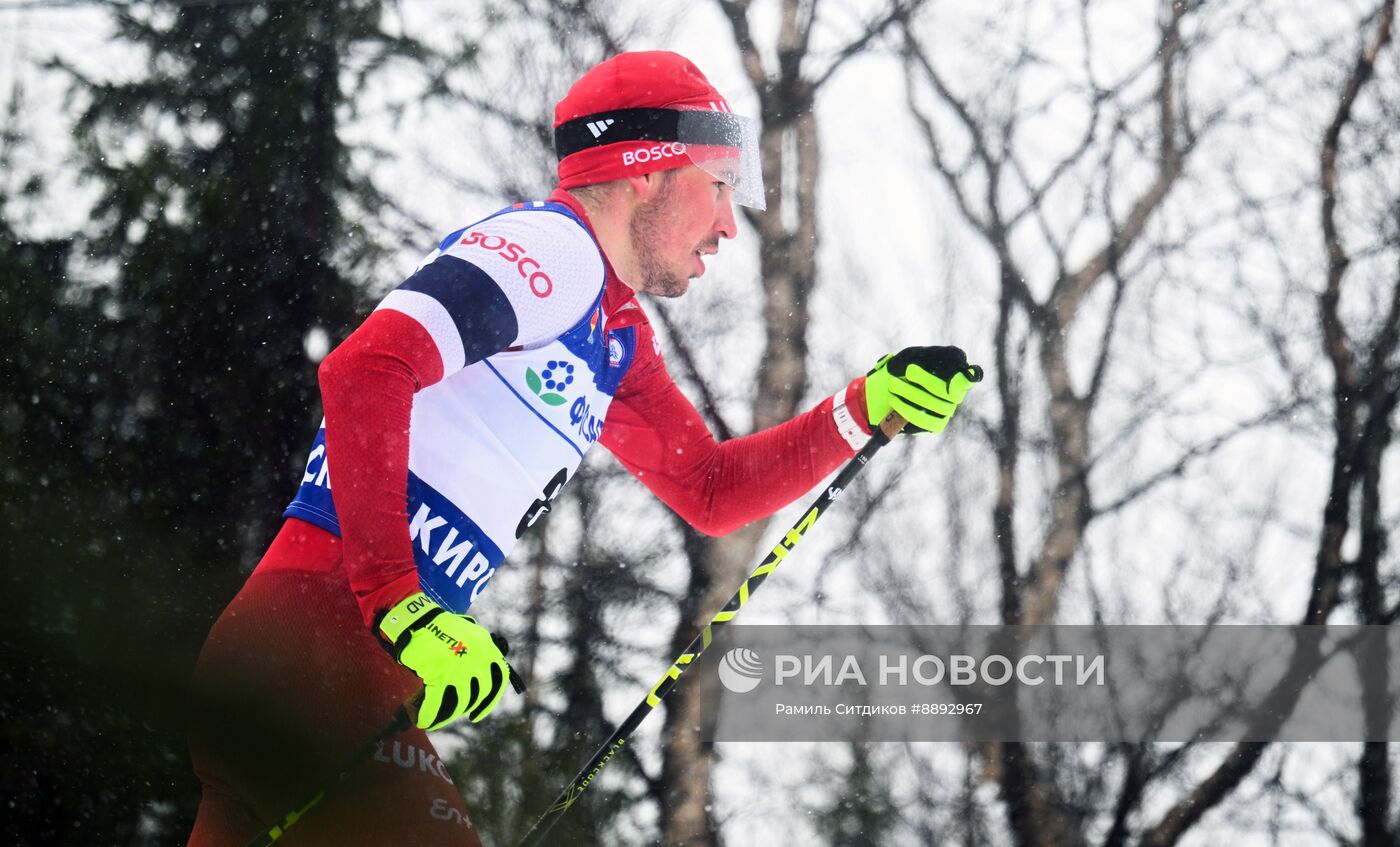 Лыжные гонки. Финал Кубка России. Мужчины. Гонка преследования