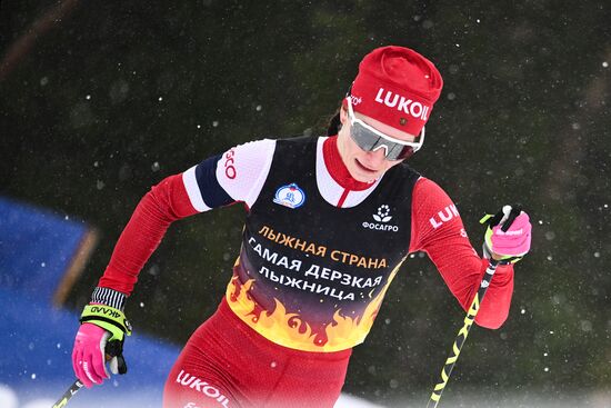 Лыжные гонки. Финал Кубка России. Женщины. Гонка преследования 